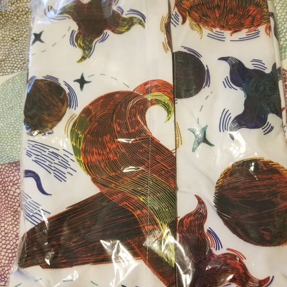Abstract Space 3XL Short-Sleeved Button-Up - Picture 2 of 3